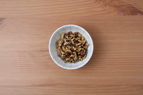 Keto: Chicken Breasts with Rosemary-Walnut Crumble - Step #2 Faire la garniture romarin-noix de Grenoble