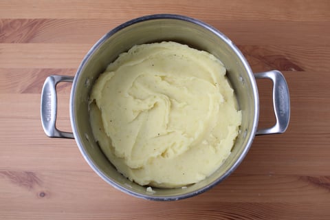 Pork Meatball Volcano Mash with Apple ‘Lava’ Gravy - Step #1 Make the mash