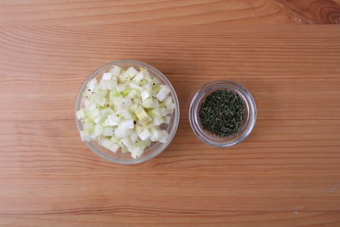 Maple-Thyme Glazed Chicken Breasts - Step #2 Mise en place