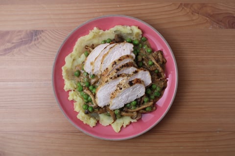 Creamy Chicken Stroganoff - Step #6 Plate your dish