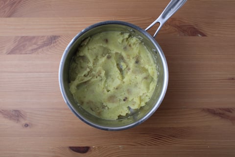 Creamy Chicken Stroganoff - Step #1 Make the mash
