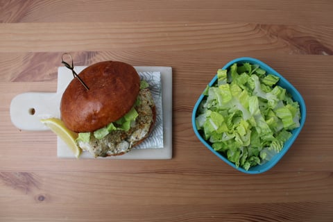 Sheet Pan Crispy Cod Sandwiches - Step #6 Plate your dish