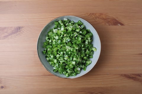 Viral Veggie Sushi Bake - Step #3 Make the salad