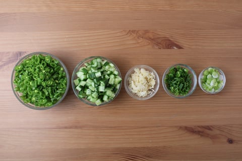Viral Veggie Sushi Bake - Step #2 Mise en place