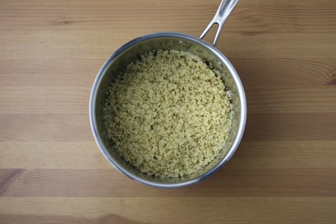 Crispy Steak-Spiced Tofu over Tomato & Garlic Chive Quinoa - Step #1 Cook the quinoa