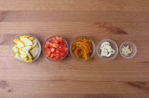 Cheese on Cheese Tortellini - Step #1 Mise en place