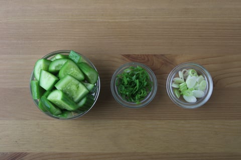 Fried Pork Katsu Bowls - Step #4 Mise en place