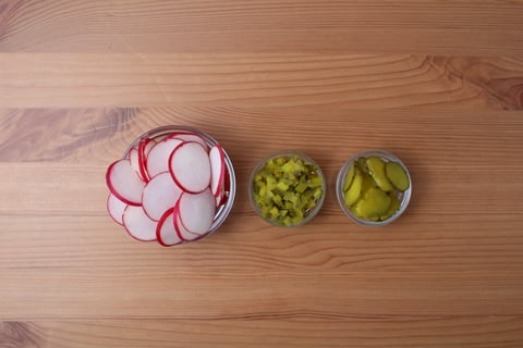 Cheesy Beef Burgers - Step #2 Mise en place