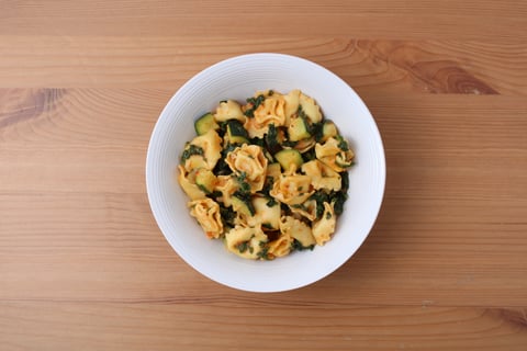 Quick Cheese Tortellini in Creamy Tomato Sauce - Step #4 Plate your dish