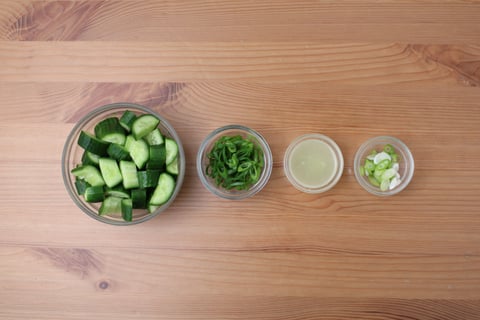 Oven-Baked Miso Salmon - Step #2 Mise en place
