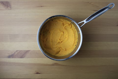 Carb-Wise: Pan-Seared Mini Beef Meatloaves - Step #1 Make the mash