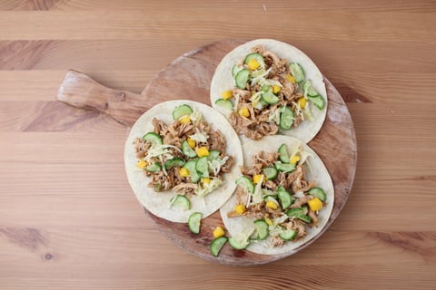 Juicy Chicken Carnitas Tacos - Step #6 Dresser les plats