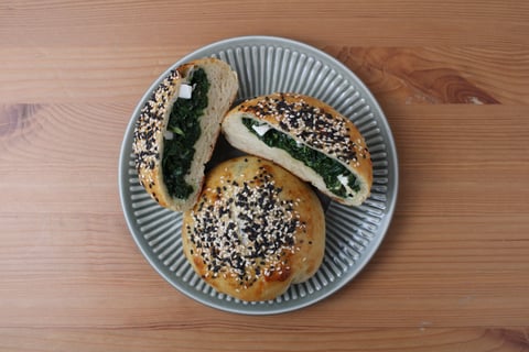 Feta & Greens Boureka Hand Pies - Step #5 Plate your dish