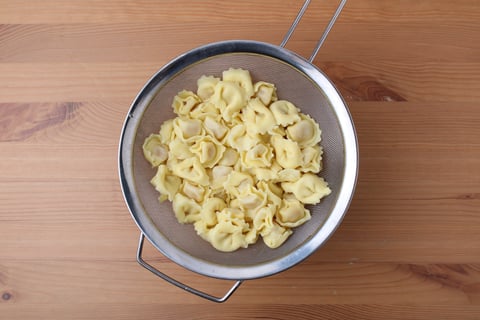 Cheese Tortellini in Balsamic Brown Butter Sauce - Step #1 Boil the pasta
