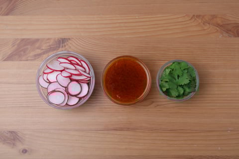 Speedy Saigon Shrimp Salad - Step #1 Mise en place