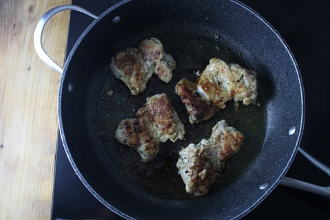 Balsamic & Blue Concord Grape Chicken - Step #2 Start the chicken