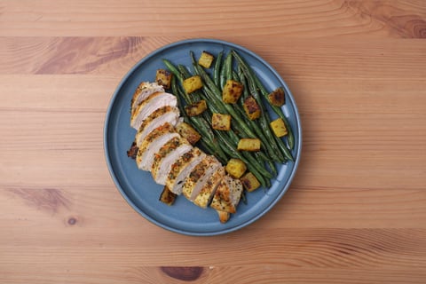 Thyme-Roasted Chicken Breasts - Step #4 Plate your dish