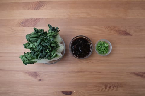 L’Artisan: Hoisin Lamb Chops over Sesame Noodles - Step #2 Mise en place