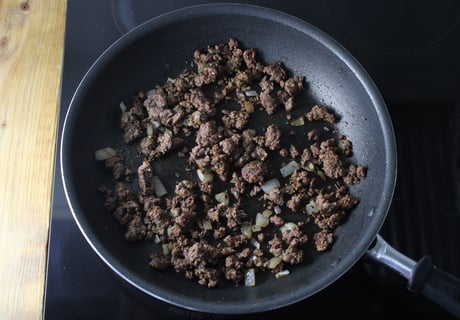 Spiced Ground Beef Burrito Bowls - Step #4 Cuire le bœuf