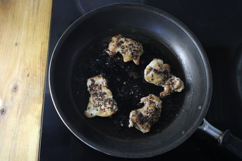 Everything Bagel Chicken Caesar Salad - Step #1 Cook the chicken