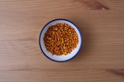 Ponzu-Sesame Vegetable Stir-Fry - Step #3 Toast the peanuts
