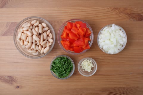 Goodfood Travels: Spain's Pork Chop Skillet - Step #2 Mise en place