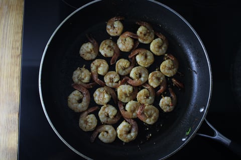 Hot Harissa-Lemon Shrimp - Step #4 Cook the shrimp