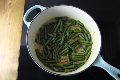 Madras Cod Curry - Step #4 Commencer le cari