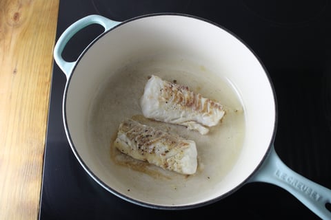 Madras Cod Curry - Step #3 Commencer la morue