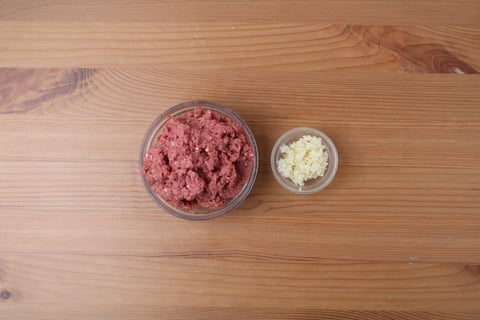 Protein Swap | Cheesy Tortellini & Ground Beef Skillet - Step #1 Mise en place