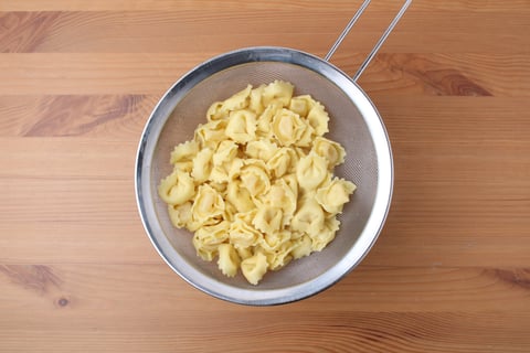 Fresh Cheese Tortellini in Caramelized Onion Sauce - Step #1 Boil the pasta