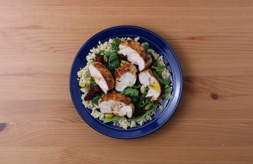 Seared Chicken & Grains Salad - Step #6 Terminer et servir