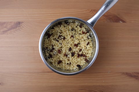 Middle Eastern Beef & Veggie Mezze - Step #1 Cook the bulgur