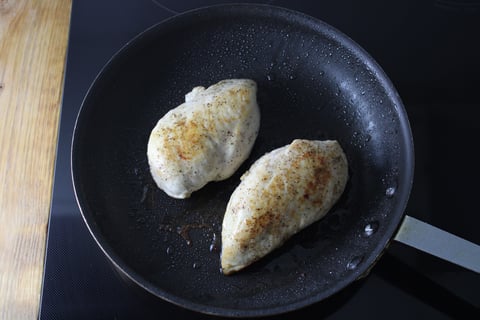 Almond-Crusted Chicken Breasts - Step #2 Commencer le poulet