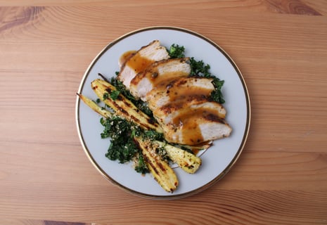 Chicken Breasts with Maple-Dijon Glaze - Step #6 Plate your dish