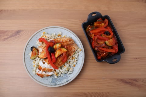 Mexican-Spiced Baked Tilapia - Step #5 Plate your dish