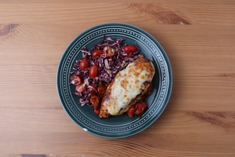 Super Cheesy Chicken Breast ‘Parm’ - Step #5 Plate your dish