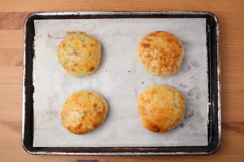 Sausage Meat Tourtière Hand Pies - Step #3 Bake the hand pies