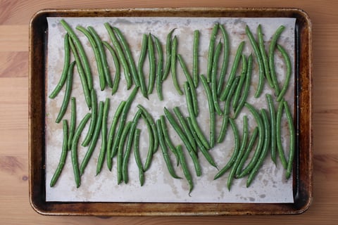 Paleo: Peruvian-Inspired Shrimp - Step #2 Rôtir les haricots