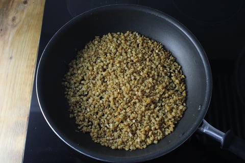 Paleo: Peruvian-Inspired Shrimp - Step #3 Cuire le riz de chou-fleur