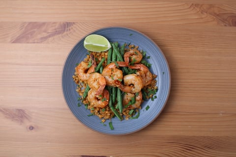 Paleo: Peruvian-Inspired Shrimp - Step #5 Terminer et servir