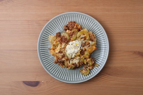 Ground Beef & Zucchini Skillet Lasagna - Step #6 Dresser les plats