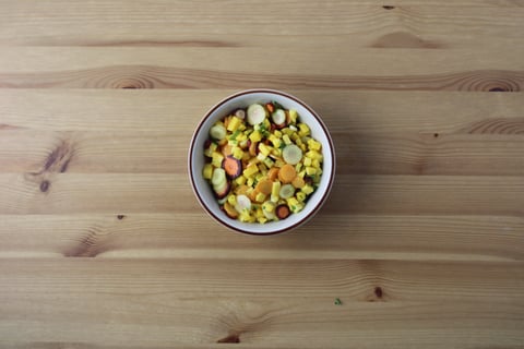 Seared Tuna in Thai-Style Curry Sauce - Step #5 Make the carrot-mango salad