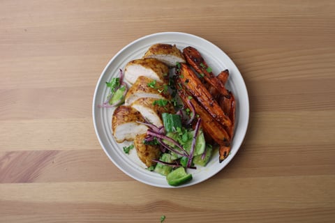 Paleo: Tamarind-Glazed Chicken - Step #5 Dresser les plats