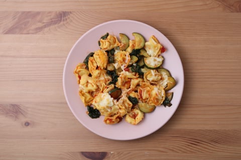 Tortellini & Zucchini Skillet - Step #6 Dresser les plats