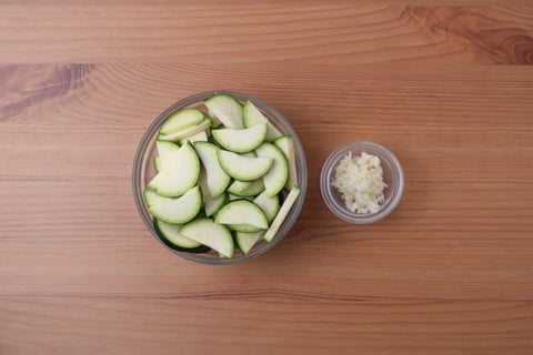 Tortellini & Zucchini Skillet - Step #1 Mise en place