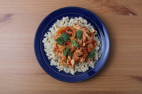 Goodfood Travels: Mexico City Chicken Tinga - Step #5 Make the chicken tinga & serve