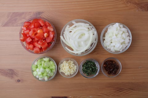 Goodfood Travels: Mexico City Chicken Tinga - Step #1 Mise en place