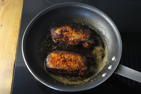 Whiskey Butter Pork Chops - Step #3 Cook the pork