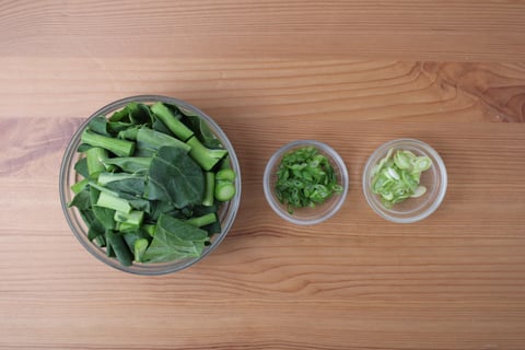 Quick Vegan Dan Dan Noodles - Step #1 Mise en place